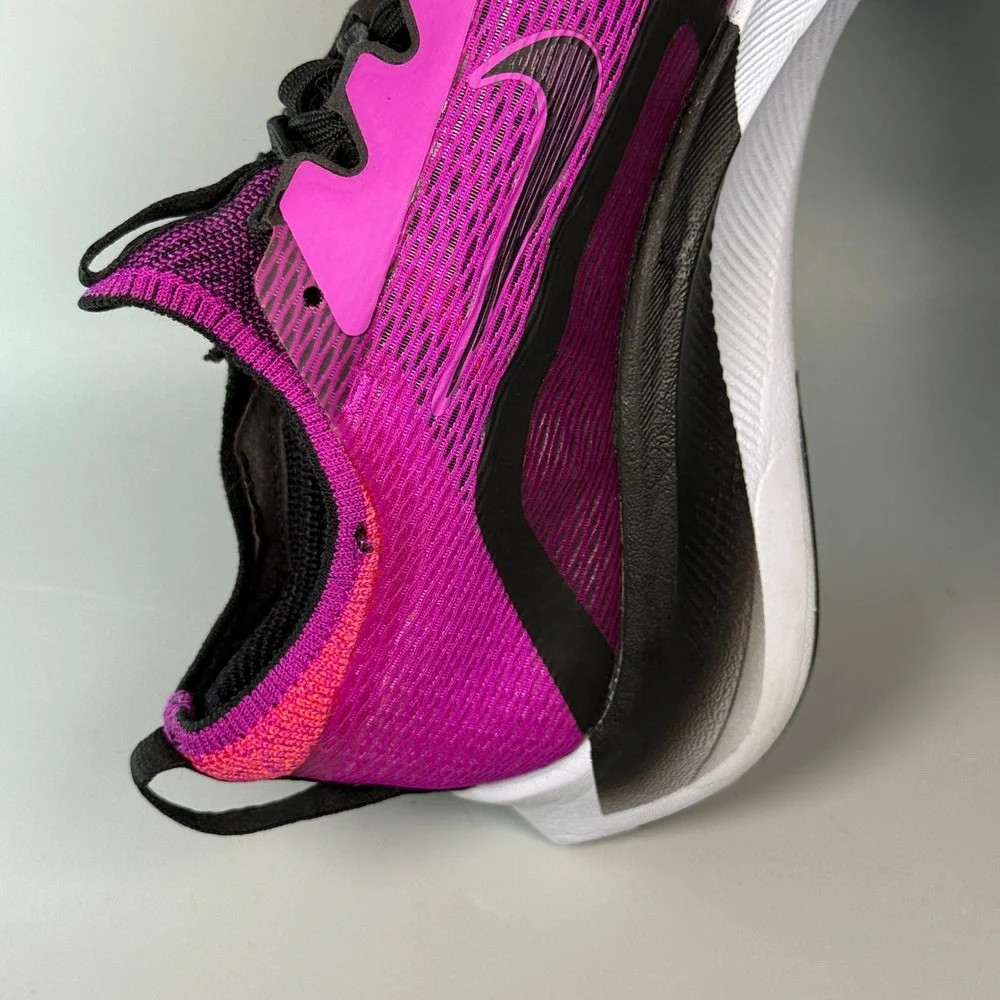 Nike Zoom Fly 4 Womens 8 Running Shoe Hyper Violet Purple White Trainer Sneaker